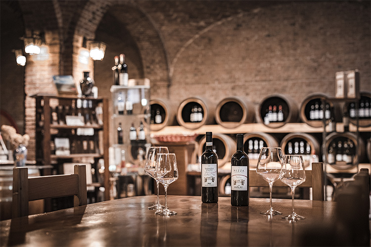 Savor a guided tasting in the magical underground cellars.